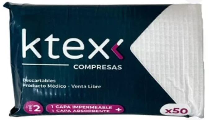 Compresas impermeables descartables